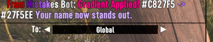 Gradient applied confirmation